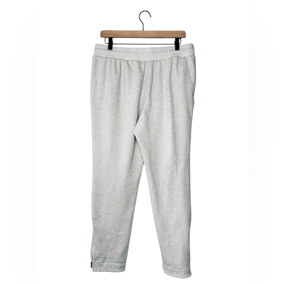 Athleta Cozy Karma High Rise Zip Pant Gray/White size Large - Picture 8 of 16